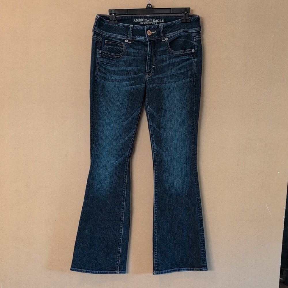 American Eagle Outfitters Dark Blue Flare Jeans